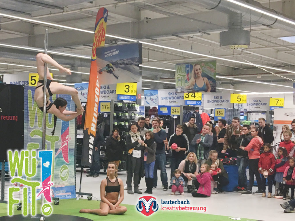 Marketing, Kreativ, Agentur, Lauterbach Kreativbetreuung, Social Media, Gestaltung, WüFIT, Fitness, Sport, Pole dance