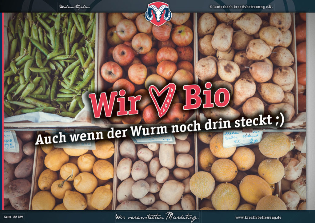 Lauterbach Kreativbetreuung, Grafik, Bio, würzburg, Gemüse